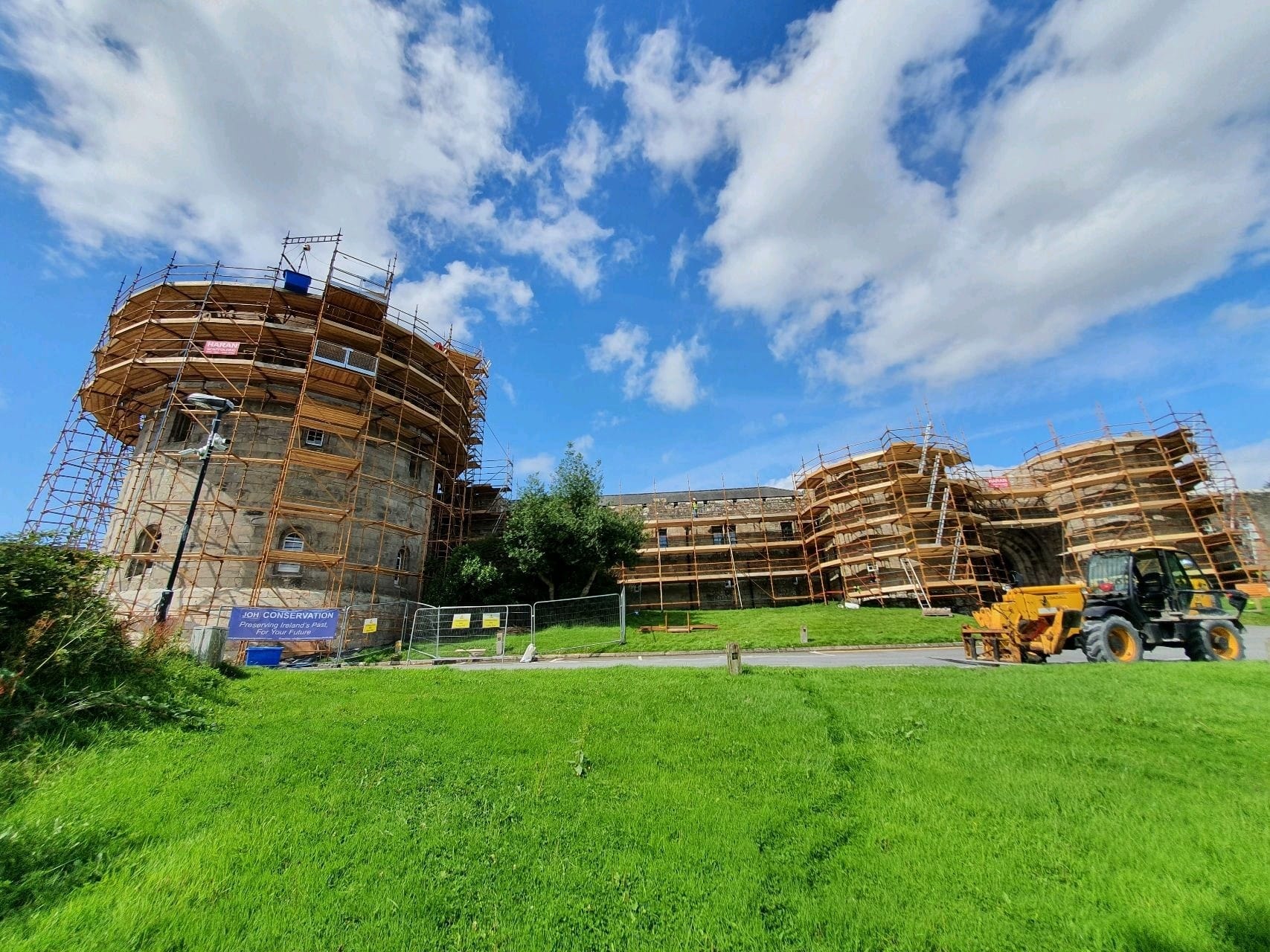 Glenstal Abbey, Limerick — full scaffolding works